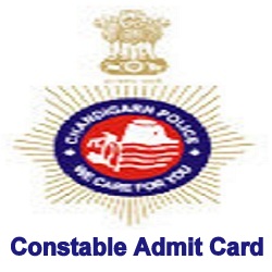 Chandigarh Police Constable Admit Card 2019