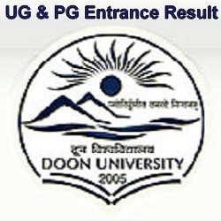 Doon University Entrance Result 2024