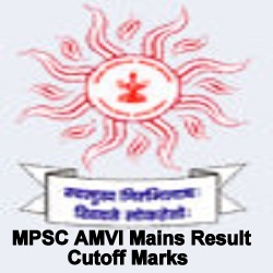 MPSC AMVI Mains Result 2021 Cutoff Marks