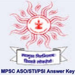 MPSC ASO Answer Key
