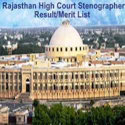 Raj HC Stenographer Result