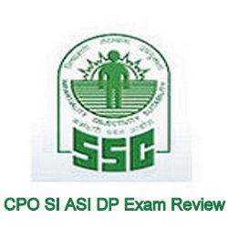 SSC SI ASI DP Exam Review