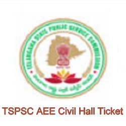 TSPSC AEE Civil Hall Ticket