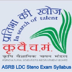 ASRB LDC Steno Exam Syllabus