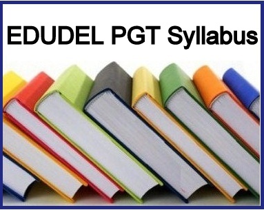 EDUDEL PGT Syllabus 2022