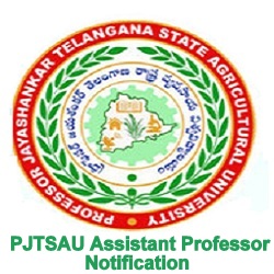  PJTSAU Assistant Professor Notification 2024