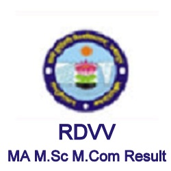 RDVV MA M.Sc M.Com Result