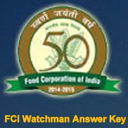 FCI Watchman 24th Sep Answer Key