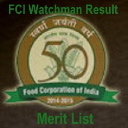 FCI Watchman Result