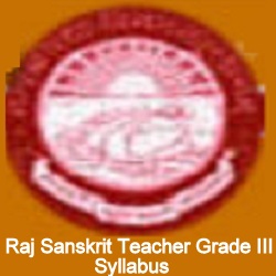 Raj Sanskrit Teacher Grade III Syllabus