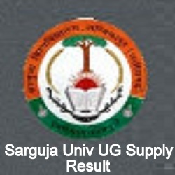Sarguja University Supply Result
