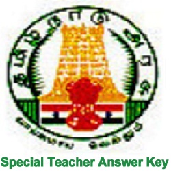 TN TRB Special Teacher Answer Key 2019