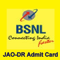 BSNL JAO -DR Admit Card