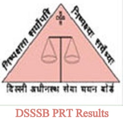 DSSSB PRT Exam Result 2018