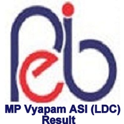 MP Vyapam ASI (LDC) Result