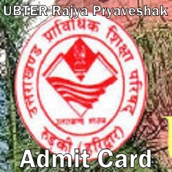 UBTER Rajya Pryaveshak Post Code 66 Admit Card