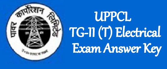 UPPCL TG-II (T) Electrical Answer Key 2019