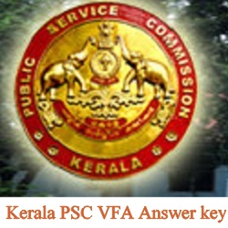 Kerala PSC VFA Answer key
