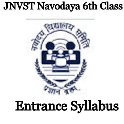 Navodaya Vidyalaya Samiti 6th Class Entrance Syllabus