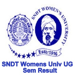 SNDT Womens Univ UG SEm Result