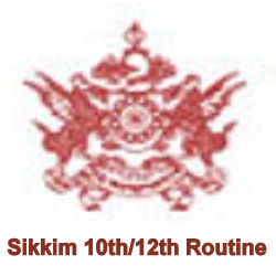 Sikkim 10th 12th Exam Routine 2024