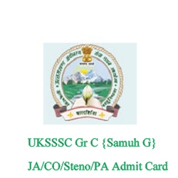 UKSSSC Group C Admit Card 2024
