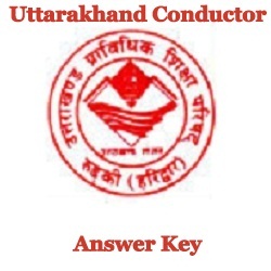 Uttarakhand Conductor Answer Key