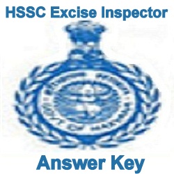 HSSC Excise Inspector Answer Key