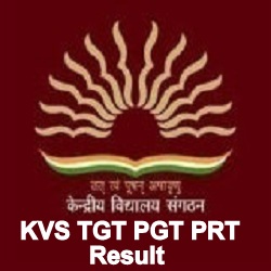 KVS TGT PGT PRT Exam Result 2018