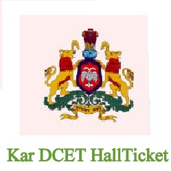 Kar DCET Hall Ticket 2019
