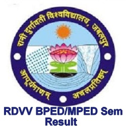 RDVV BPED/MPED 2nd & 4th Sem Result 2024