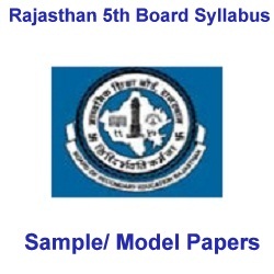 Rajasthan Board 5th class syllabus 2025