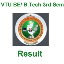 VTU BE B.Tech 3rd Sem Result