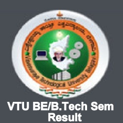 VTU BE/B.Tech 7th Sem Result