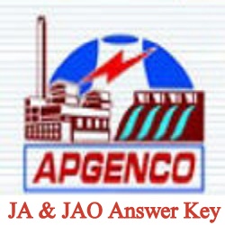 APGENCO JA & JAO Answer Key