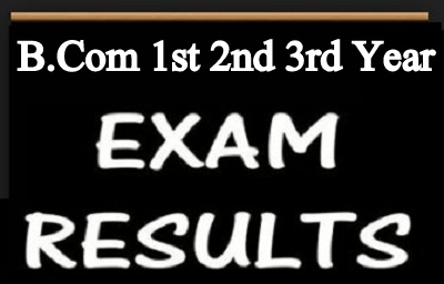 B.Com 1st 2nd 3rd Year Result 2024