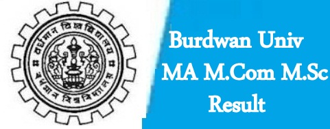 Burdwan University PG Result 2024