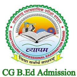 CG B.Ed Admission 2024