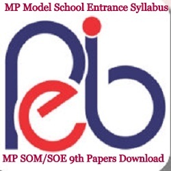 Mp Model School Entrance Syllabus 21 Mp Som Soe 9th Papers Download