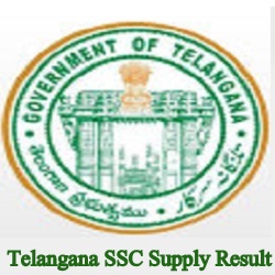 TS Telangana SSC 10th Supply Result 