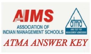AIMS ATMA Answer Key