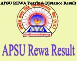 APSU Rewa Distance Resul