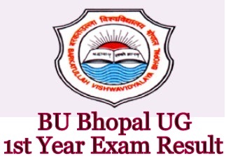 BU Bhopal Annual 1st Year Exam Result 2024
