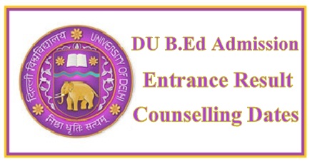 DU B.Ed Counselling Result 2024