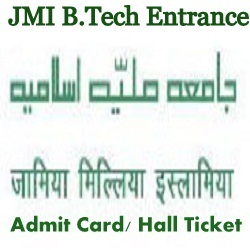 JMI B.Tech-Entrance-Admit-Card