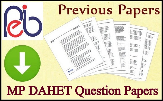 MP DAHET Question Papers 2022