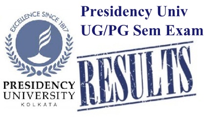 Presidency University Result 2023