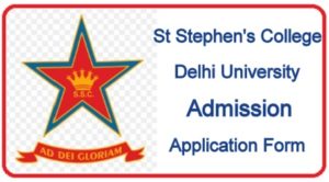 St. Stephen's College Admission 2024