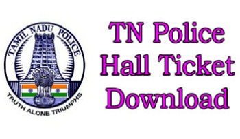 TNUSRB Constable Hall Ticket 2024