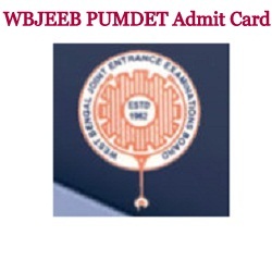 WBJEEB PUMDET Admit Card 2019